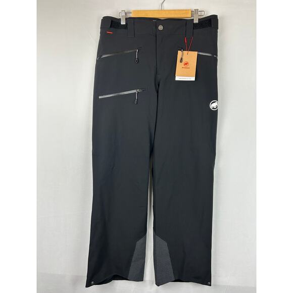 Mammut Stoney HS Hardshell All-Mountain Ski Pants Black Men's Size 52 or US 36 - Picture 1 of 10